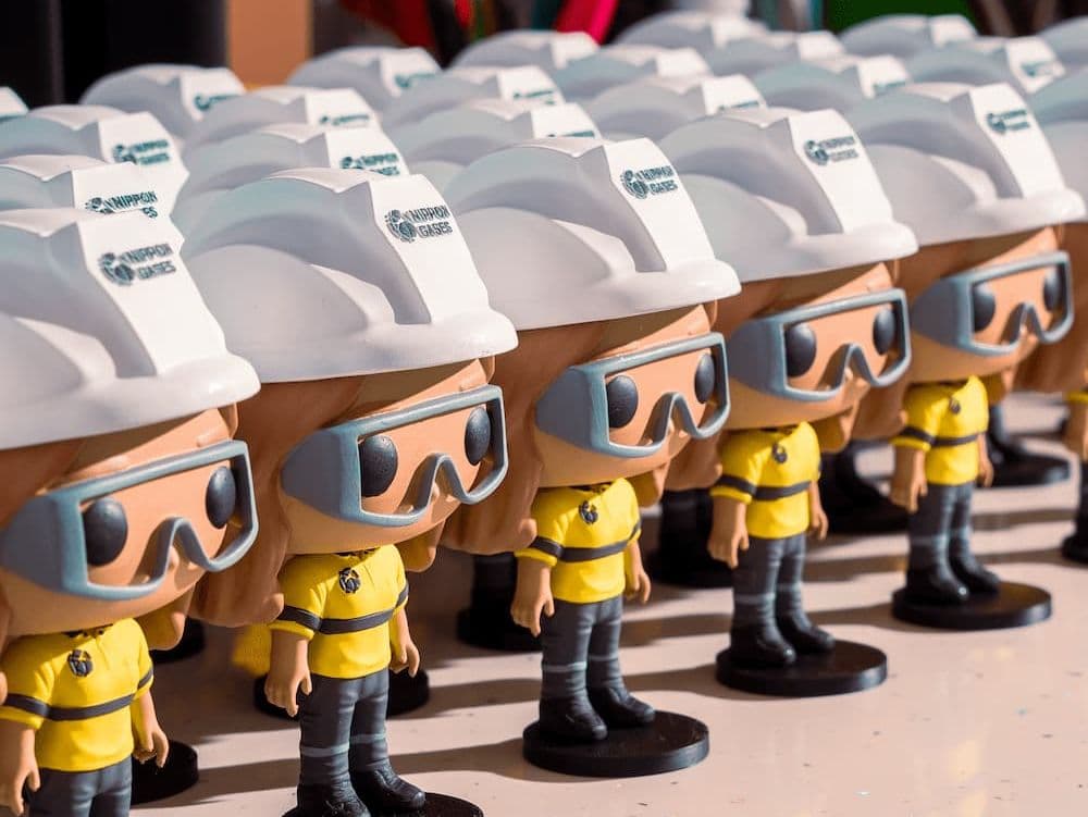 Figuras personalizadas de operarios – Nippon Gases